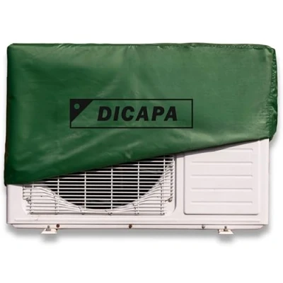 Imagen de DICAPA Funda Aire Acondicionado Exterior de 90 x 55 30 cm. Cubre Impermeable y Resistente (Verde)