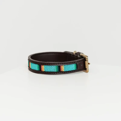 Imagen de Kentucky Dog Collar Handmade pearls