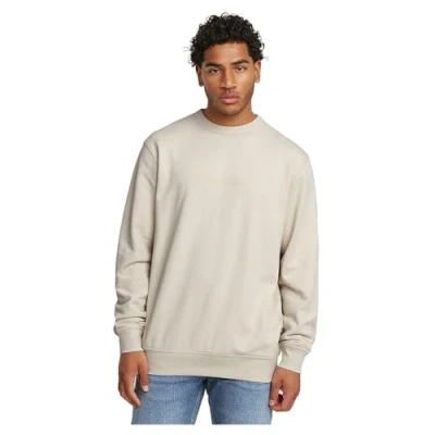 Imagen de G STAR Script LOGO Sudadera, Hombre, Talla: XXL, Whitebait