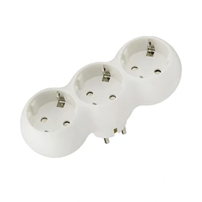 Imagen de MAURER 19110035 Adaptador / Ladron 3 Tomas 16a 250v Schuko