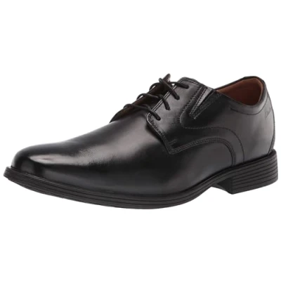 Imagen de Clarks Whiddon Plain, Zapatos Oxford para Hombre Black Leather 555554, 42 EU