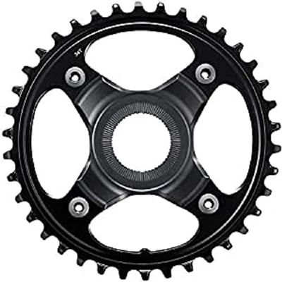 Imagen de SHIMANO Plato de Bicicleta eléctrica SM CRE80 38 Dientes x 50 mm Negro para, Unisex Adult, Black, One Size