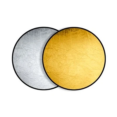 Imagen de Reflector Redondo Plegable Bresser Br tr5 Oro/plata De 110cm