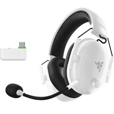 Imagen de Razer Blackshark V2 Pro (Xbox) Auriculares E Sports Inalámbricos de Consola para Xbox SX &amp; One (Triforce 50mm, HyperSpeed 2,4 GHz, Micrófono Desmontable HyperClear) Blanco