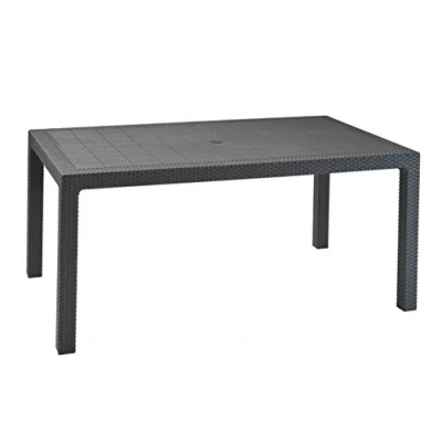 Imagen de Keter Mesa comedor exterior Melody de 6 plazas, Color grafito