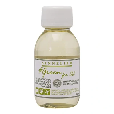 Imagen de Sennelier Green for Oil Solvent Free Brush Cleaner, 100ml (10 135220 100)