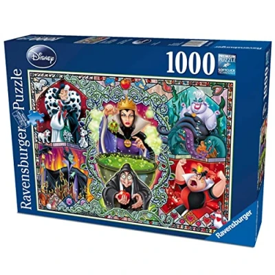 Imagen de Ravensburger Puzzle: Las Villanas Disney, Puzzle 1000 Piezas, Puzzles para Adultos, Piezas Pegamento Enmarcar puzzles, Rompecabezas 70x50