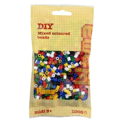 Imagen de HAMA 207 66 Mezcla de bolas, 1000 (6 colores) , color/modelo surtido