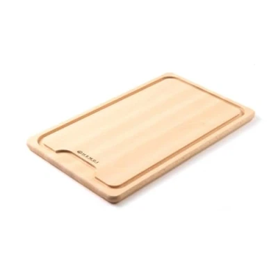 Imagen de HENDI Tabla de cortar tallada Madera clara 390x230x(H)16 mm