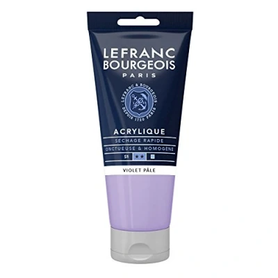 Imagen de Lefranc Bourgeois Feine Acrylfarbe, Pintura acrílica, Violeta pálido, 80ml Tube
