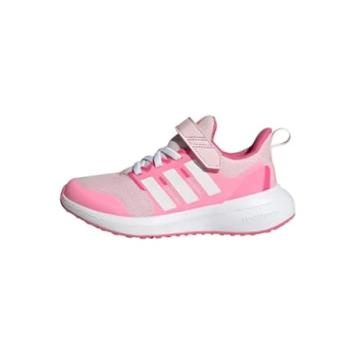 Imagen de adidas Fortarun 2 0 Cloudfoam Elastic Lace Top Strap, Sneaker Unisex niños, Clear Pink Ftwr White Bliss Pink, 38 2/3 EU