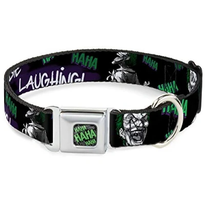 Imagen de Buckle Down Collar de Perro apilado a Todo Color Negro/Gris/Verde 15 26 Pulgadas, Grande
