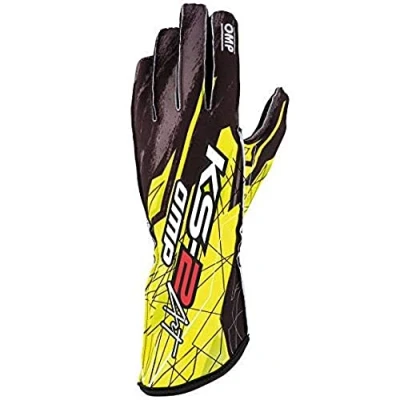 Imagen de OMP Ks 2 Art Guantes Negro/Amarillo Talla M