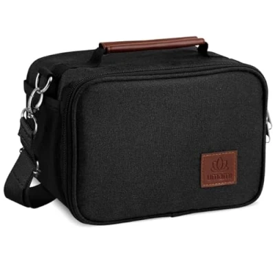 Imagen de Umami bolsa de almuerzo aislada para mujeres/hombres, linda el trabajo y picnic, contenedor grande bento con múltiples compartimentos, ajustable