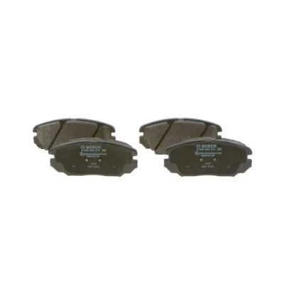 Imagen de BOSCH 0 986 494 374 Juego de pastillas freno Low Metallic con avisador acústico desgaste Chapa antichirridos HYUNDAI: Sonata V, KIA: Opirus