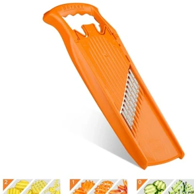Imagen de Börner Onda Gofre PowerLine Cortador de verduras (Naranja) ondulado Corte ondulado/gofre patatas rejilla