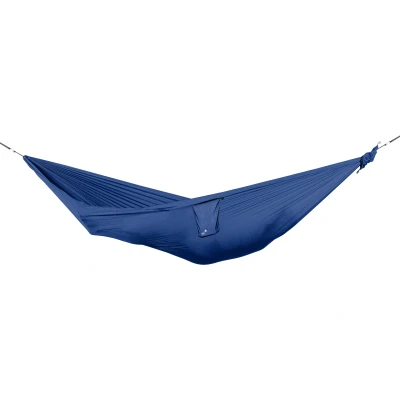 Imagen de Ticket To The Moon Hamaca Compacta Liviana, Comercio Justo y Hecho a Mano, Azul Rey, para Viajes, Camping Uso Cotidiano, 3.2 * 1.55m, sólo 480g, Seda de paracaídas, Armado &lt; 1min