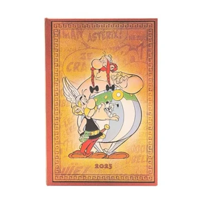 Imagen de Asterix &amp; Obelix (The Adventures of Asterix) Mini 12 month Verso Hardback Dayplanner 2025 (Elastic Band Closure)
