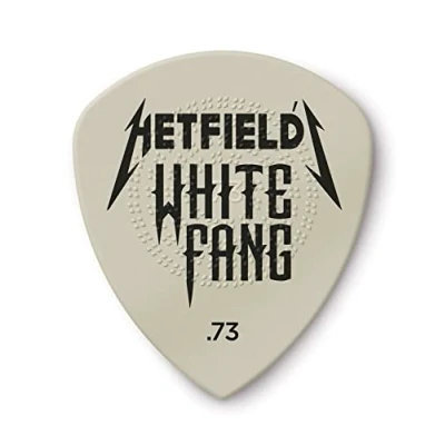 Imagen de JIM DUNLOP Púas Ultex Hetfield&#039;s White Fang 0,73mm Caja en Metal de 6, Blanco