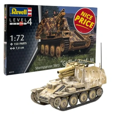 Imagen de Revell 03315 Sturmpanzer 38 (t) Rejilla Ausf. M Escala 1:72 Kit de Modelo plástico sin Construir/sin Pintar