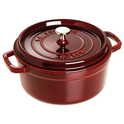 Imagen de STAUB Cacerola/Cocotte de Hierro Fundido, 24 cm Diámetro, 3,8 L, Granadina