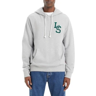 Imagen de Levi&#039;s Standard Graphic Hoodie Jersey con capucha, Hombre, Talla: XS, Letterman