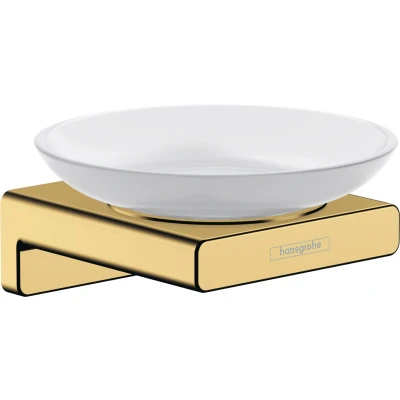 Imagen de hansgrohe AddStoris Jabonera, color oro pulido, 41746990