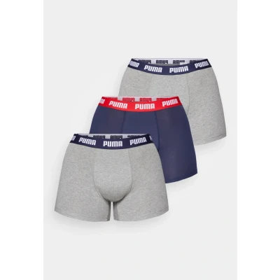 Imagen de Puma MEN Everyday Boxer 3 PACK Culotte, Hombre, Talla: Small, Grey/navy/red combo