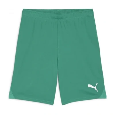 Imagen de Puma Teamgoal Pantalón corto de deporte para niños, Talla: 9 10a, Gruenweiss
