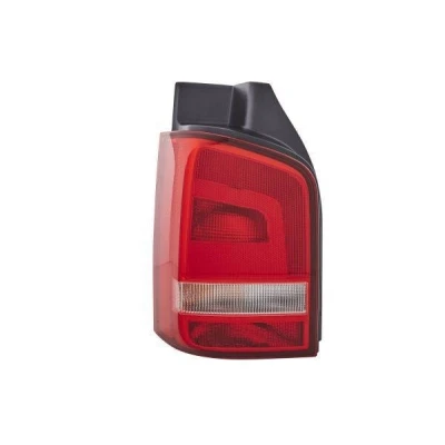 Imagen de HELLA 2SK 010 318 071 Piloto trasero izquierda P21/5W, P21W, PY21W, R10W 12 transparente, Rojo con lámpara portalámparas VOLKSWAGEN: Transporter 5