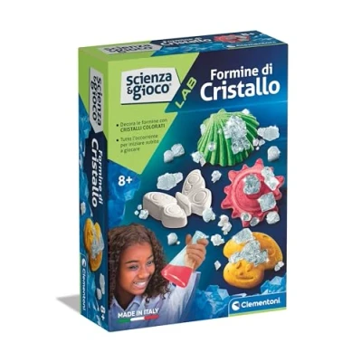 Imagen de Clementoni Lab Formine Set, Laboratorio Cristales, Experimentos Ciencia, Geología, Mineralogía, Juego Científico 8 Años, en Italiano, Made in Italy, Multicolor, 19231