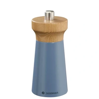 Imagen de Zassenhaus WESTERLAND Deep Sea Molinillo de pimienta (madera haya lacada, con mecanismo cerámica alto rendimiento, 12 cm, diámetro 5,4 cm)
