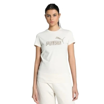 Imagen de Puma Animal TEE Camiseta estampada, Mujer, Talla: Small, Alpine snow