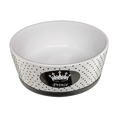 Imagen de Ferplast Alya Cuenco de cerámica para Gatos y Perros, 18,2 x 7,2 cm, 1,1 litros