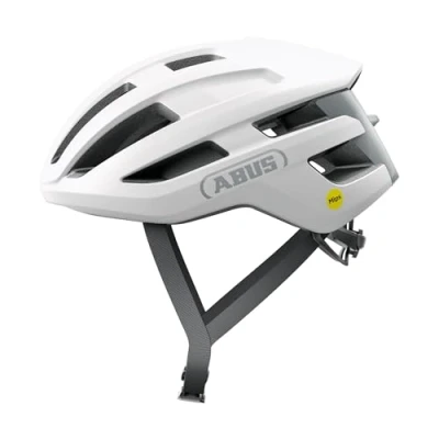 Imagen de ABUS Casco de ciclismo carretera PowerDome MIPS ligero con sistema ventilación inteligente y protección contra impactos Fabricado en Italia L
