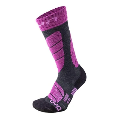 Imagen de UYN S100045 SKI Socks Unisex Melange antracita/púrpura 26