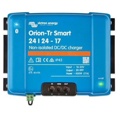Imagen de Victron Energy Orion TR Smart 24/24 Voltios 17 amperios 400 Vatios Cargador CC/CC No Aislado (Bluetooth)
