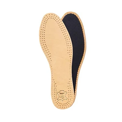 Imagen de Kaps Extra Leather Plantillas Zapatos de primera con Tintes Naturales y Carbón Activado para Botas, Todas las Tallas (Men 44 EUR)