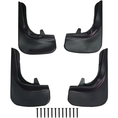 Imagen de ZDDYUU 4 Piezas Coche Faldillas para Dacia Duster 2018 2023, Delantero Trasero Protección Antisalpicaduras Salpicaduras Carrocería Barro Guardias