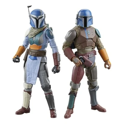 Imagen de Star Wars The Black Series Mandalorian Shriek Hawk Trainers, Wars: Collectible Juego de 2 figuras acción 15,2 cm