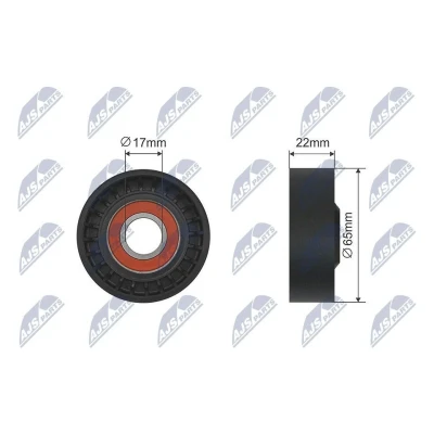 Imagen de Rodillo tensor, correa auxiliar NTY RNK HY 003A