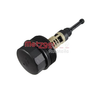 Imagen de METZGER 2370094 Cubierta, caja filtro de aceite con junta, sin MERCEDES BENZ: Clase C Berlina, Vito Mixto, T modell