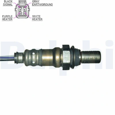 Imagen de DELPHI ES20128 12B1 Sonda lambda plana, térmico HONDA: CR V 2