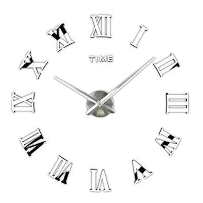 Imagen de Reloj de pared 3D DIY Timelike 1M moderno sin marco grande 3D, para hacerlo tú mismo. Decoración del hogar sala estar, dormitorio