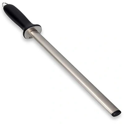 Imagen de Navaris afilador de cuchillos Chaira diamante para afilar cuchillo Afiladora 31CM largo ovalada sacapuntas