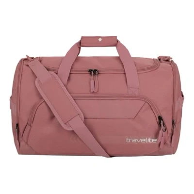 Imagen de travelite Bolsa de Viaje Talla M, Serie Equipaje Kick Off: práctica para Vacaciones y Deportes, 50 cm, 45 litros, Negro (002/Negro 2), M (50 cm/45 litros)