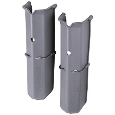 Imagen de Flambeau Outdoors 455TKR Tuff Krate Soportes para cañas de pescar, kayak, accesorios Krate, paquete 2, color gris
