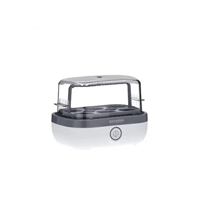 Imagen de SEVERIN Cuecehuevos, 420 W, Capacidad hasta 6 Huevos, 100% libre de BPA, Blanco/Gris EK 3164