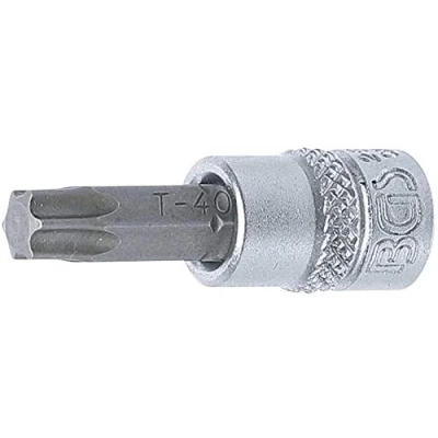 Imagen de BGS 2596 Punta de vaso entrada 6,3 mm (1/4&quot;) perfil en T (para Torx) T40