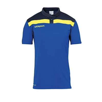 Imagen de Uhlsport Offense 23 Polo Shirt para Hombre, Azur/Azul Marino/Lima ama, 4XL